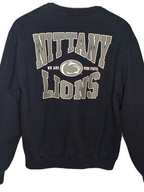 Penn State Nittany Lions Champion Eco Sweatshirt Medium Crewneck Navy College